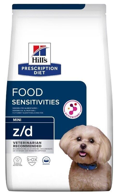 Hills Prescription Diet Food Sensitivies Z/D Mini Köpek Maması 1 kg (stt:06/2027)