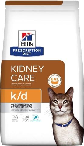 Hills Prescription Diet Kidney Care K/D Ton Balıklı Kedi Kuru Maması 1.5 kg (stt:01/2027)