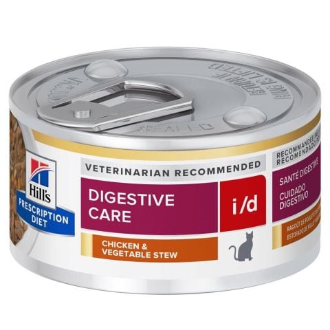 Hills Prescription Diet Digestive Care i/d Tavuklu ve Sebzeli Kedi Konservesi 82 gr (stt:01/2028)