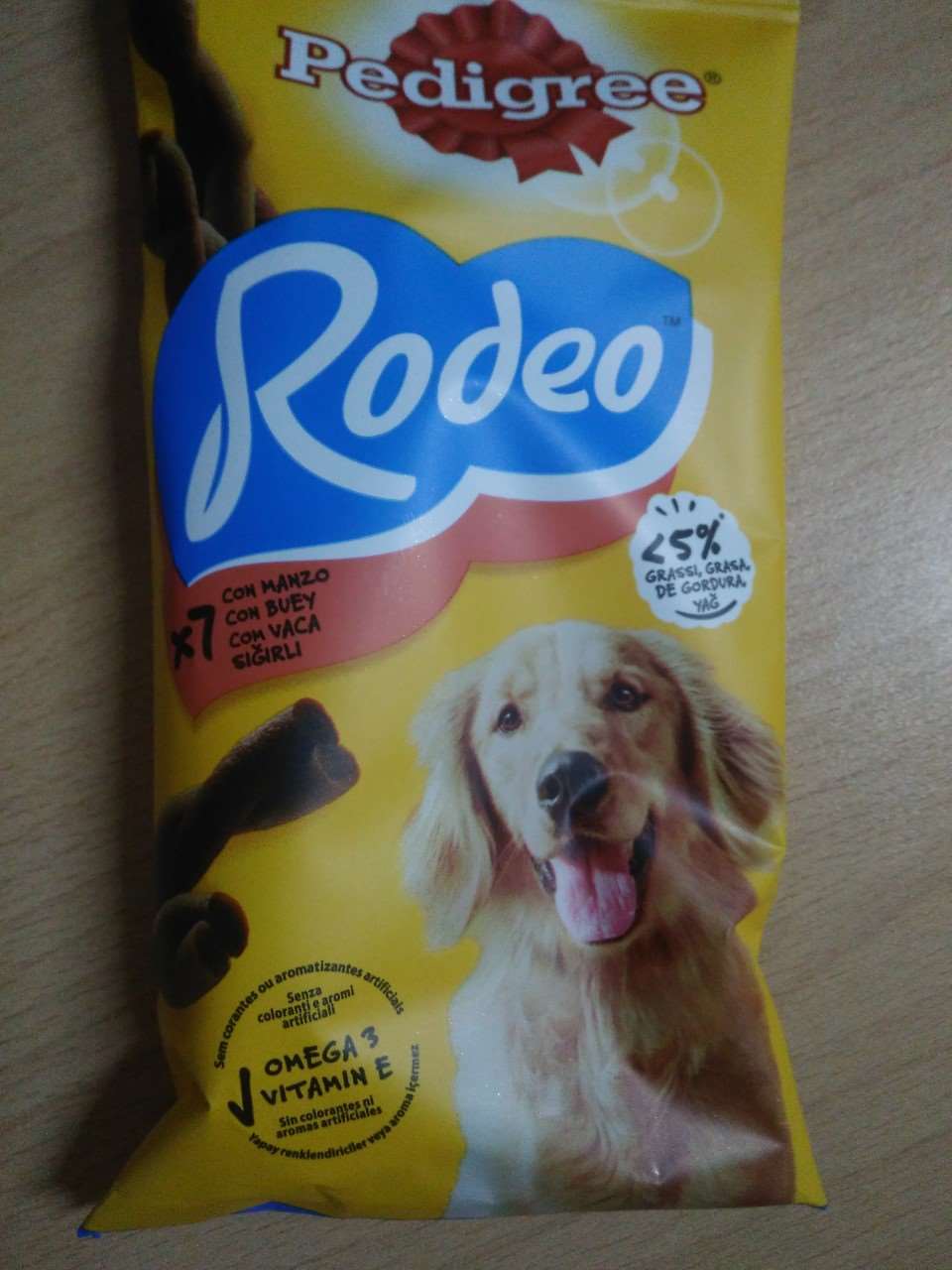 Pedigree Rodeo Biftekli Köpek Ödül Çubuğu (7li) 123gr(stt.04/2025)