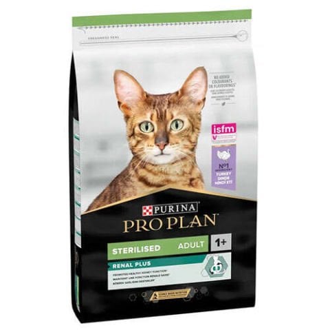 Proplan Sterilised Kısırlaştırılmış Hindi ve Tavuklu Kuru Kedi Maması 3 kg(stt.10/2027)