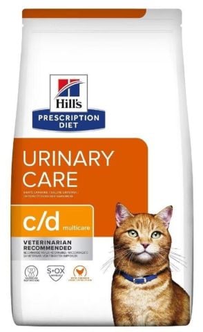 Hills Prescription Diet Urinary Care c/d Tavuklu Kedi Kuru Maması 1.5 kg (stt08/2027)