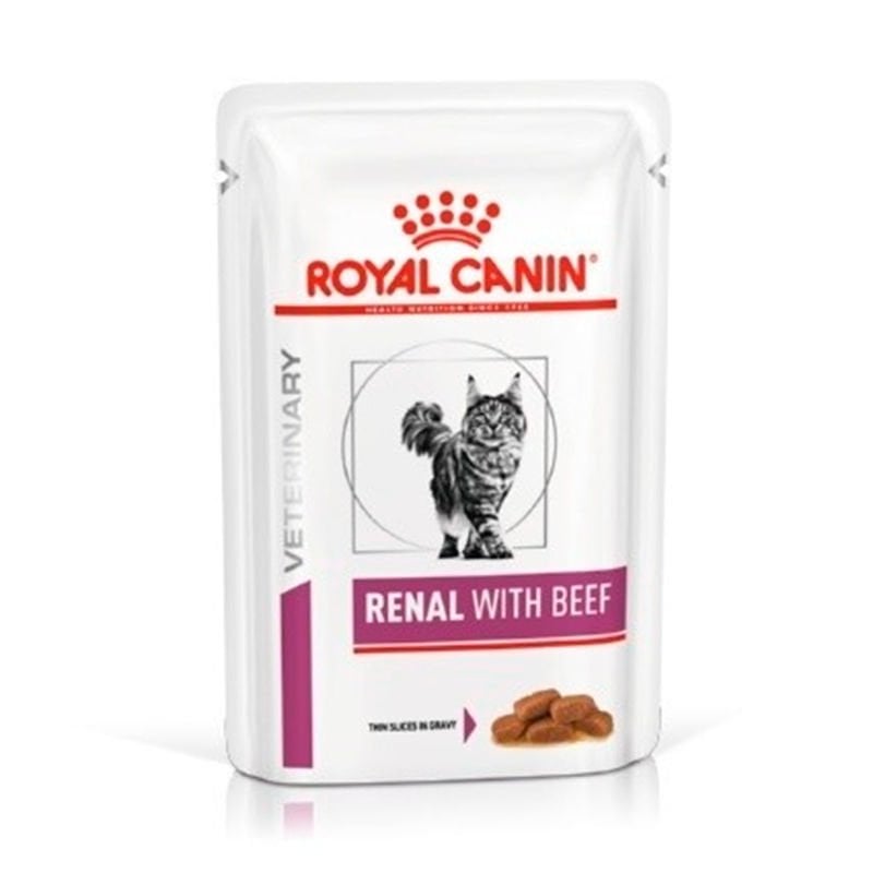 Royal Canin Veterinary Renal Biftekli Kedi Konservesi 85 gr (stt: 03/2027)