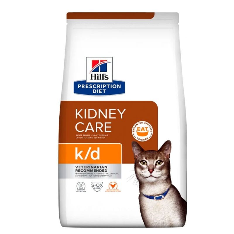 Hills Prescription Diet Kidney Care k/d Tavuklu Kedi Kuru Maması 3kg (stt:11/2025)