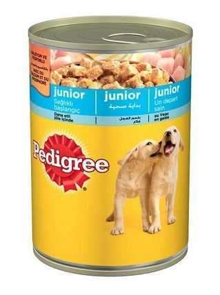 Pedigree Junior Tavuk Etli Yavru Köpek Konservesi 400 G. (stt: 01/2027)