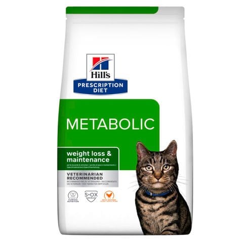 Hills Prescription Diet Metabolic weight loss & maintenance Tavuklu Kedi Kuru maması 3 kg (stt: 08/2027)