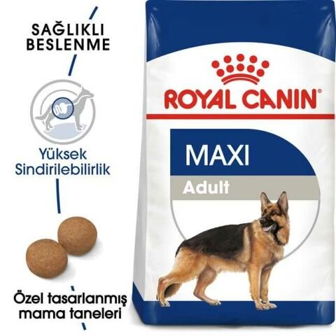 Royal Canin Maxi Adult Büyük Irk Yetişkin Köpek Maması 15 Kg(stt.12/2025)