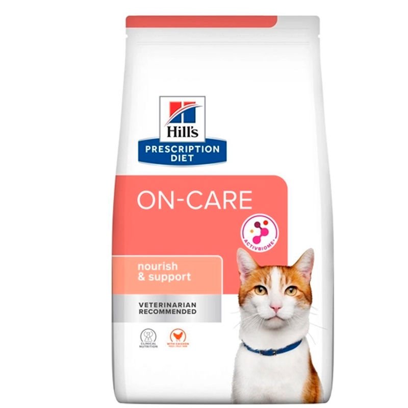 Hills Prescription Diet On Care nourish & Support Tavuklu Kedi Kuru Maması 1.5 kg (stt:02/2025)