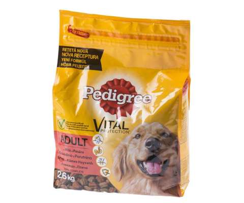 Pedigree Biftekli & Kümes Hayvanlı Köpek Kuru Mama 2.6 Kg(stt.12/2026)