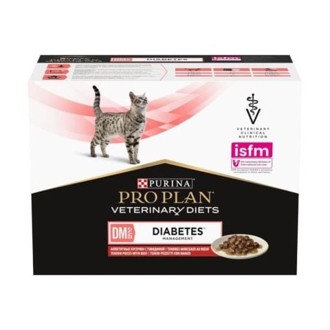 Proplan Veterinary Diets DM Diabetes Management Kedi Konservesi 85 gr (stt:04/2025)