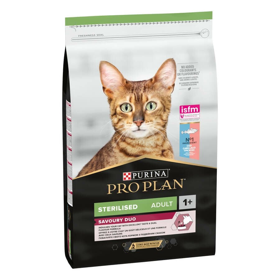 Proplan Sterilised Okyanus ve Morina Balıklı Kısırlaştırılmış Kedi Maması 10 kg (stt:12/2026)