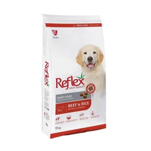 Reflex Puppy Beef Biftekli Yavru Köpek Maması 15 kg (stt: 08/2025)