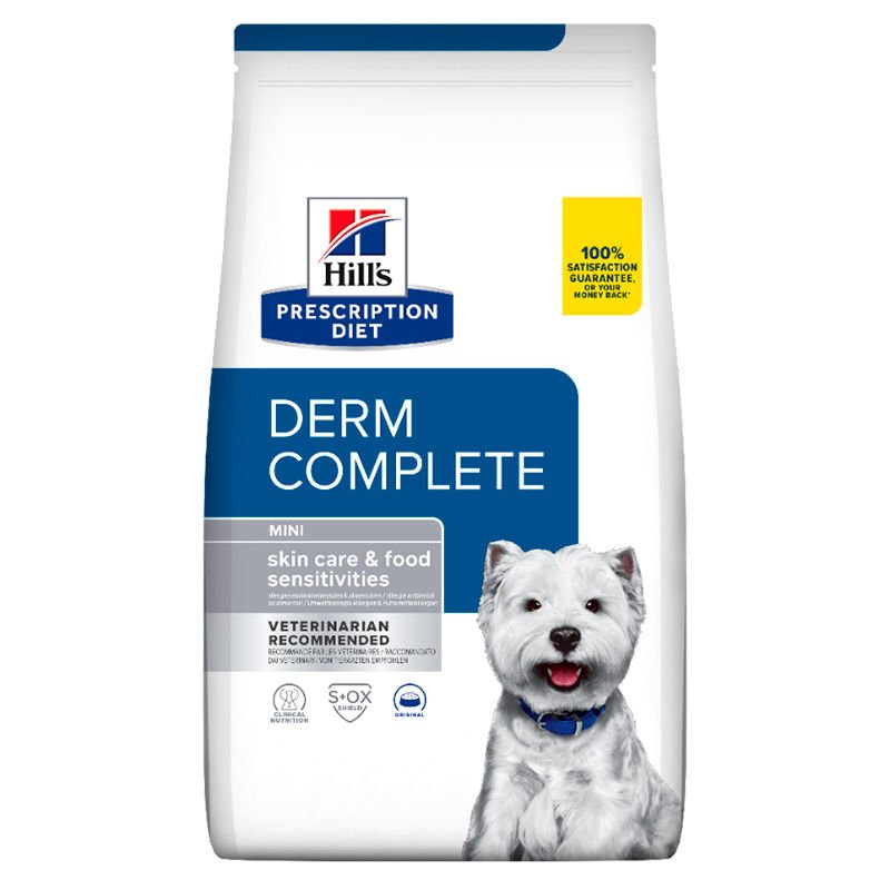 Hills Prescription Diet Derm Complete Mini Irk Köpek Kuru Maması 6 kg (stt:05/2027)