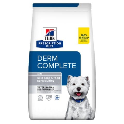 Hills Prescription Diet Derm Complete Mini Irk Köpek Kuru Maması 6 kg (stt:02/2027)