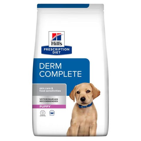 Hills Prescription Diet Derm Complete Puppy Yavru Köpek Kuru Maması 4 kg (stt:02/2027)