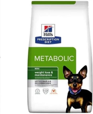 Hills Prescription Diet Metabolic Mini Irk Tavuklu Köpek Maması 3 kg (stt:10/2027)