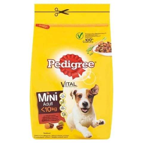 Pedigree Mini Adult Sığır Etli Küçük Irk Köpek Maması 2 Kg(stt.02/2026)