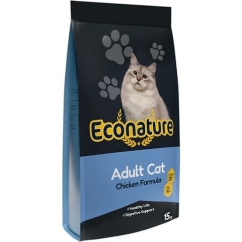Econature Tavuklu Yetişkin Kedi Kuru Maması 15 kg (stt:12/2026)
