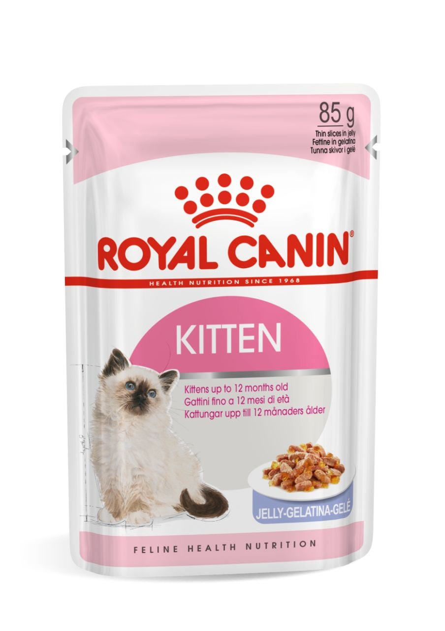 Royal Canin Kitten İnstictive In Jelly Pouch Yavru Kedi Yaş Maması 85 gr (stt.04/2027)