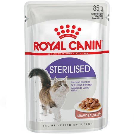 Royal Canin Sterilised Gravy Kısırlaştırılmış Kedi Konservesi Pouch 85 Gr (stt.05/2028)