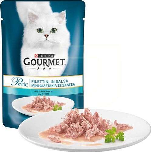 Gourmet Perle Izgara Ton Balıklı Pouch Yetişkin Kedi Yaş Maması 85 Gr(stt.09/2025)