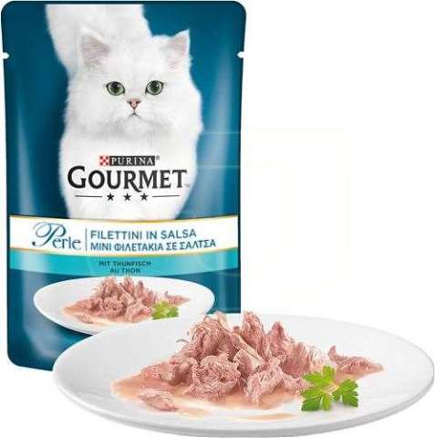 Gourmet Perle Izgara Ton Balıklı Pouch Yetişkin Kedi Yaş Maması 85 Gr(stt.09/2025)