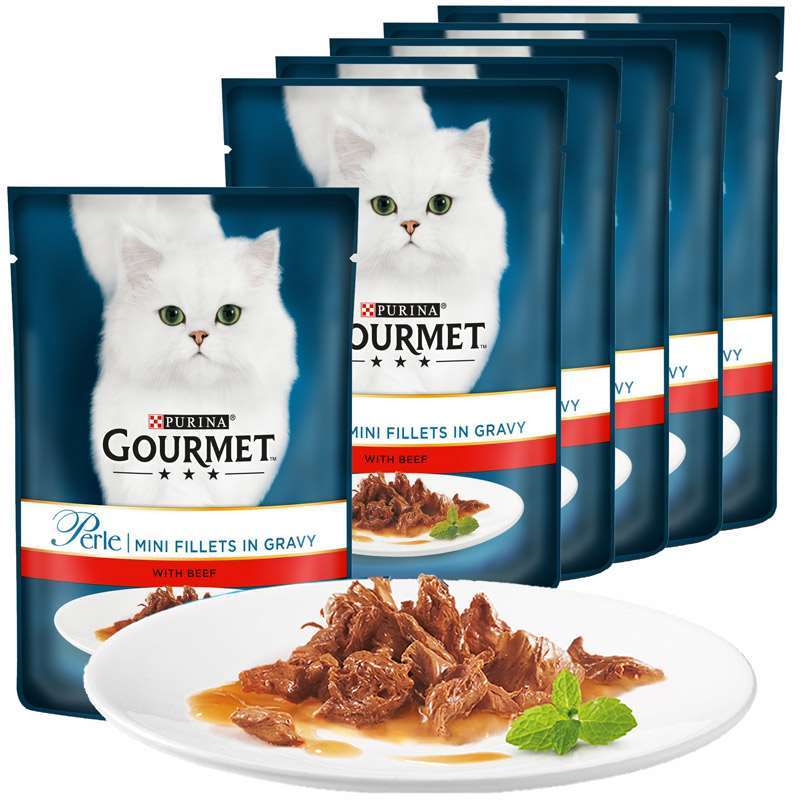 Gourmet Perle Izgara Sığır Etli Pouch Yetişkin Kedi Yaş Maması 85 Gr(stt.10/2025)