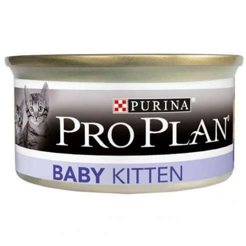 Proplan Baby Kitten Tavuklu Yeni Doğan Yavru Kedi Konservesi 85 Gr.(stt.08/2025)