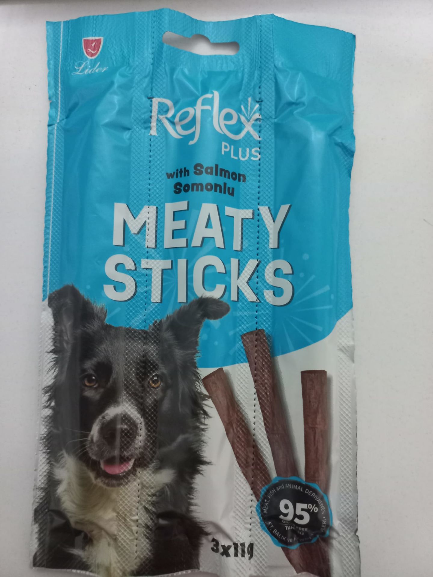Reflex Plus Meaty Sticks Somonlu Köpek Ödül Çubuk (3x11gr ) 33 gr (stt:06/2026)