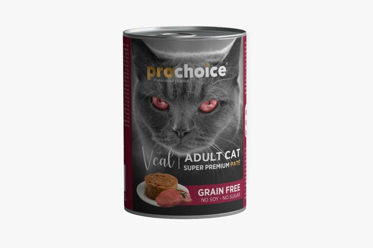 Prochoice Tahılsız Dana Etli Yetişkin Kedi Konservesi 400 gr (stt.06/2027)