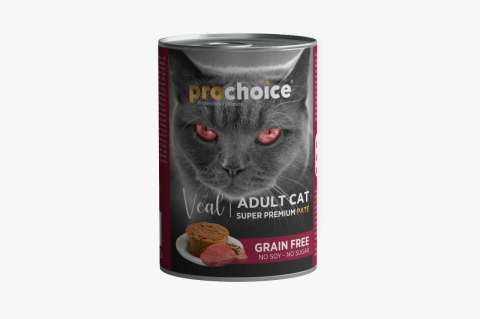 Prochoice Tahılsız Dana Etli Yetişkin Kedi Konservesi 400 gr (stt.06/2027)