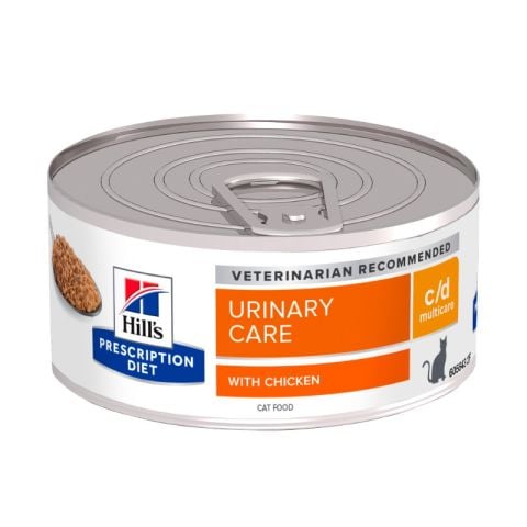 Hills Prescription Diet Urinary Care c/d Tavuklu Kedi Konservesi 156 gr (stt:10/2027)
