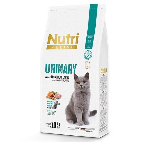 Nutri Feline Urinary Böbrek Sağlığı Destekleyici Somonlu Düşük Tahıllı Yetişkin Kedi Maması 10 Kg(stt.02/2028)