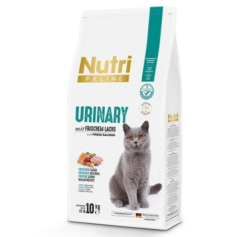 Nutri Feline Urinary Böbrek Sağlığı Destekleyici Somonlu Düşük Tahıllı Yetişkin Kedi Maması 10 Kg(stt.02/2028)
