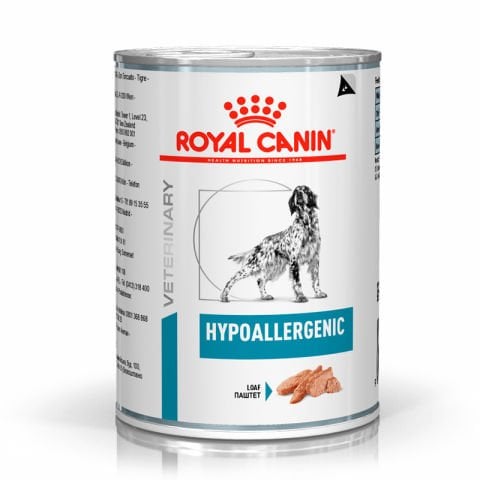 Royal Canin Veterinary Hypoallergenic Hipoalerjenik Köpek Konservesi 400gr (stt:10/2026)