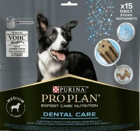 ProPlan Dental Care Orta Irk Yetişkin Köpek Ödül Maması 345gr (stt:10/2025)