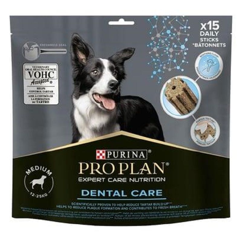 ProPlan Dental Care Orta Irk Yetişkin Köpek Ödül Maması 345gr (stt:10/2025)