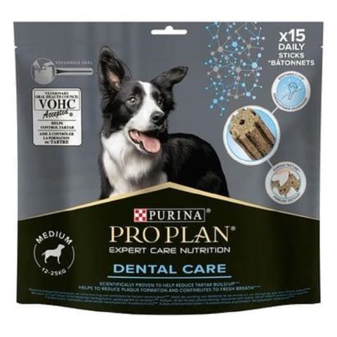 ProPlan Dental Care Orta Irk Yetişkin Köpek Ödül Maması 345gr (stt:10/2026)