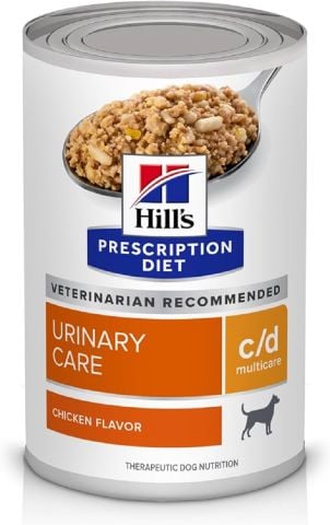 Hills Prescription Diet Urinary Care c/d Multicare Tavuklu Köpek Konservesi 370 gr (stt:02/2026)