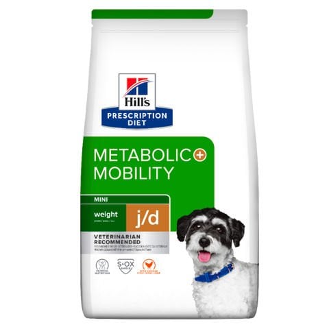 Hills Prescription Diet Metabolic Mobility Mini j/d Tavuklu Köpek Maması 6 kg (stt:10/2027)