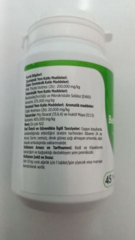 Natur Milk Thistle & Beta Glucan Complex Kedi ve Köpek Karaciğer ve Bağışıklık Destek Ürünü 45 Tablet (stt:08/2026)