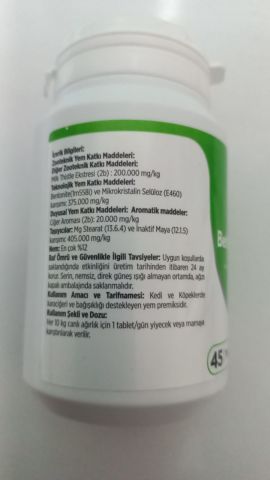 Natur Milk Thistle & Beta Glucan Complex Kedi ve Köpek Karaciğer ve Bağışıklık Destek Ürünü 45 Tablet (stt:12/2027)