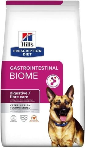 Hills Prescription Diet Gastrointestinal Biome Tavuklu Köpek Maması 1.5 kg (stt:02/2027)