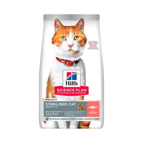 Hills Science Plan Sterilised Somonlu Kısır Kedi Maması 10 kg (stt:10/2026)