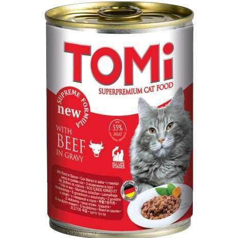 Tomi Dana Etli Kedi Konservesi 400 Gr(stt.09/2026)