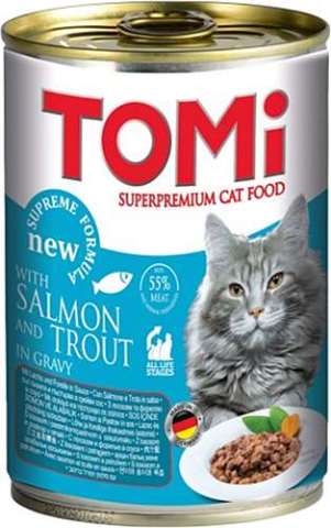 Tomi Somon ve Alabalıklı Kedi Konservesi 400 Gr(stt.09/2026)