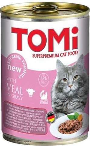 Tomi Sığır Etli Kedi Konservesi 400 Gr(stt.09/2026)