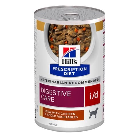 Hills Prescription Diet Digestive Care i/d Tavuklu ve Sebzeli Köpek Konservesi 354 gr (stt:01/2028)