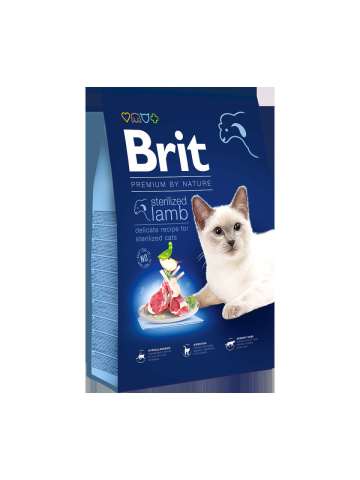 Brit Premium Sterilized Kuzu Etli Kısırlaştırılmış Kedi Maması 8 kg (stt:07/2026)