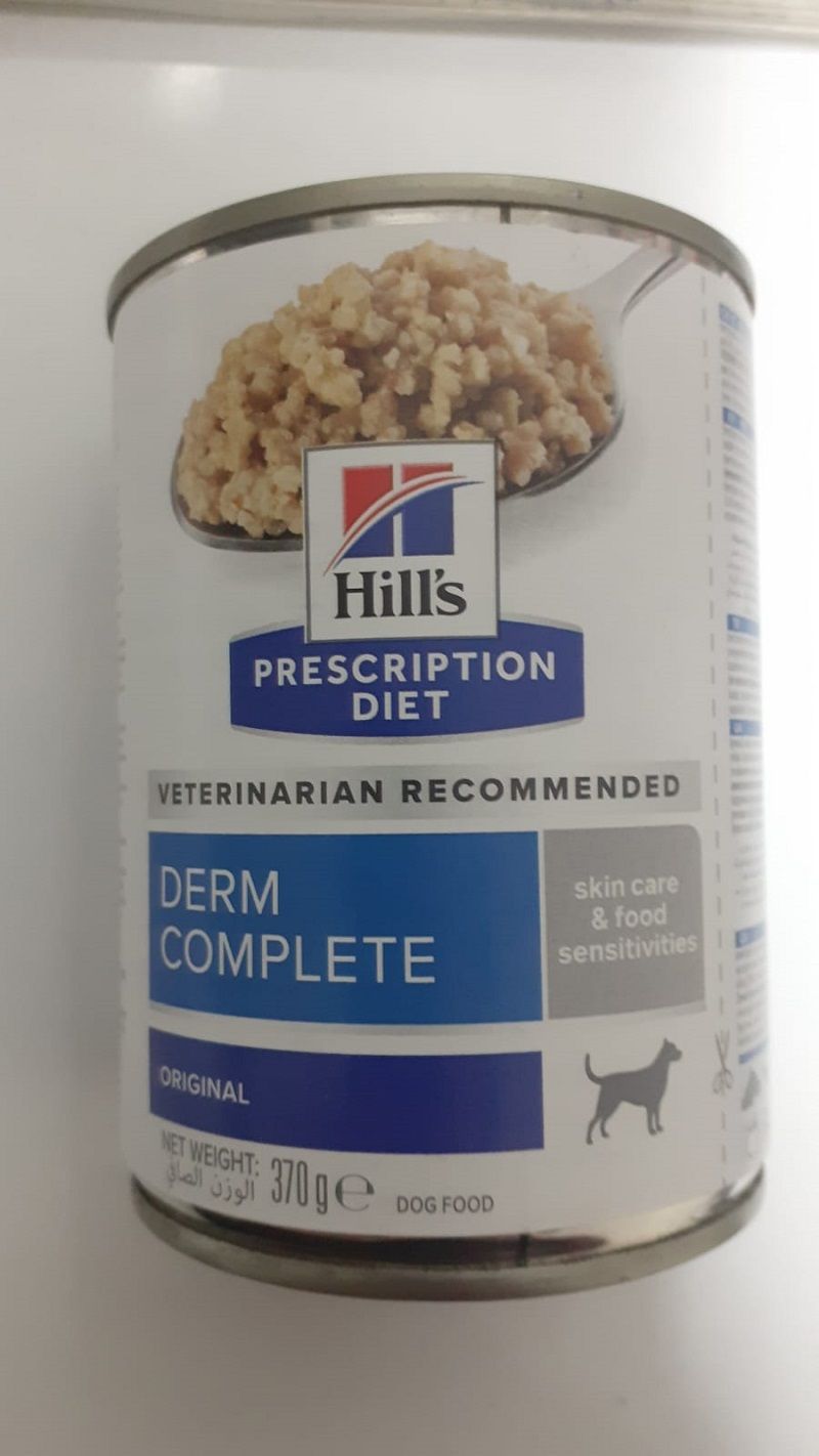 Hills Prescription Diet Derm Complete Köpek Yaş Maması 370 gr (stt:02/2026)